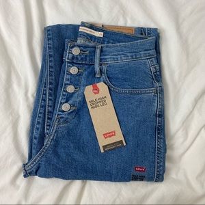 Mile High Cropped Wide Leg Levi’s Jeans